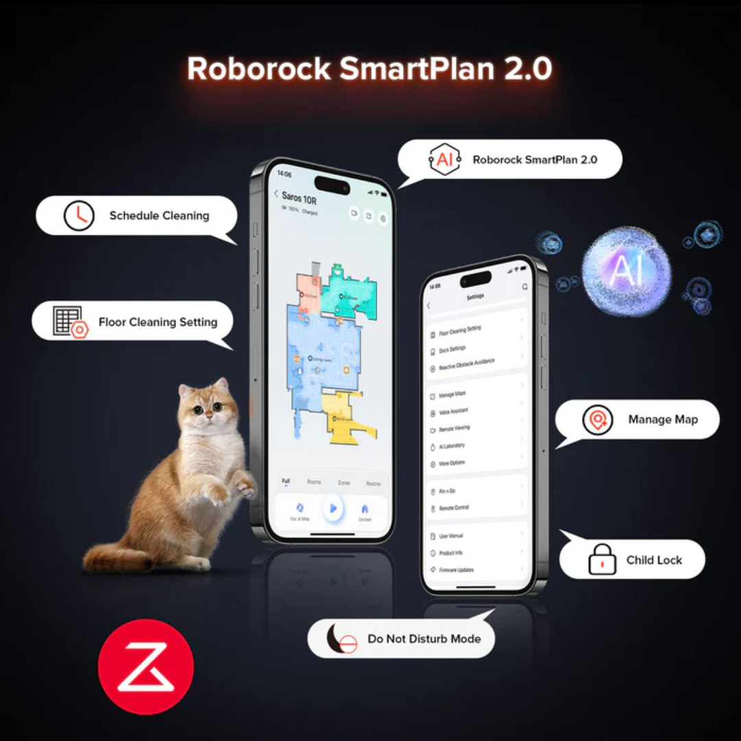 Roborock Saros 10R - Robot Aspirateur